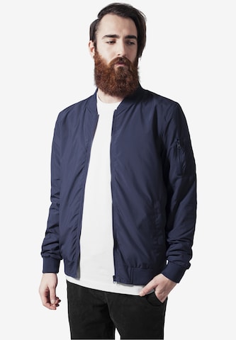 Urban Classics Between-Season Jacket in Blue: front