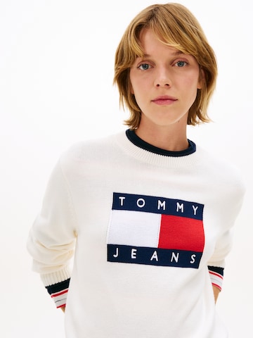 Tommy Jeans Pulóver - fehér