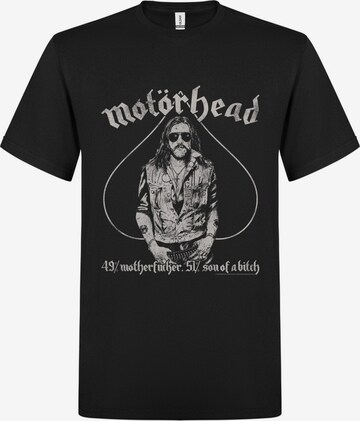 T-Shirt 'Motörhead 49% motherfucker, 51% son of a bitch T-Shirt' Motörhead en noir : devant