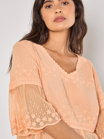 Apricot Bluse in Orange