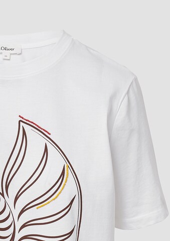 s.Oliver T-Shirt in Weiß