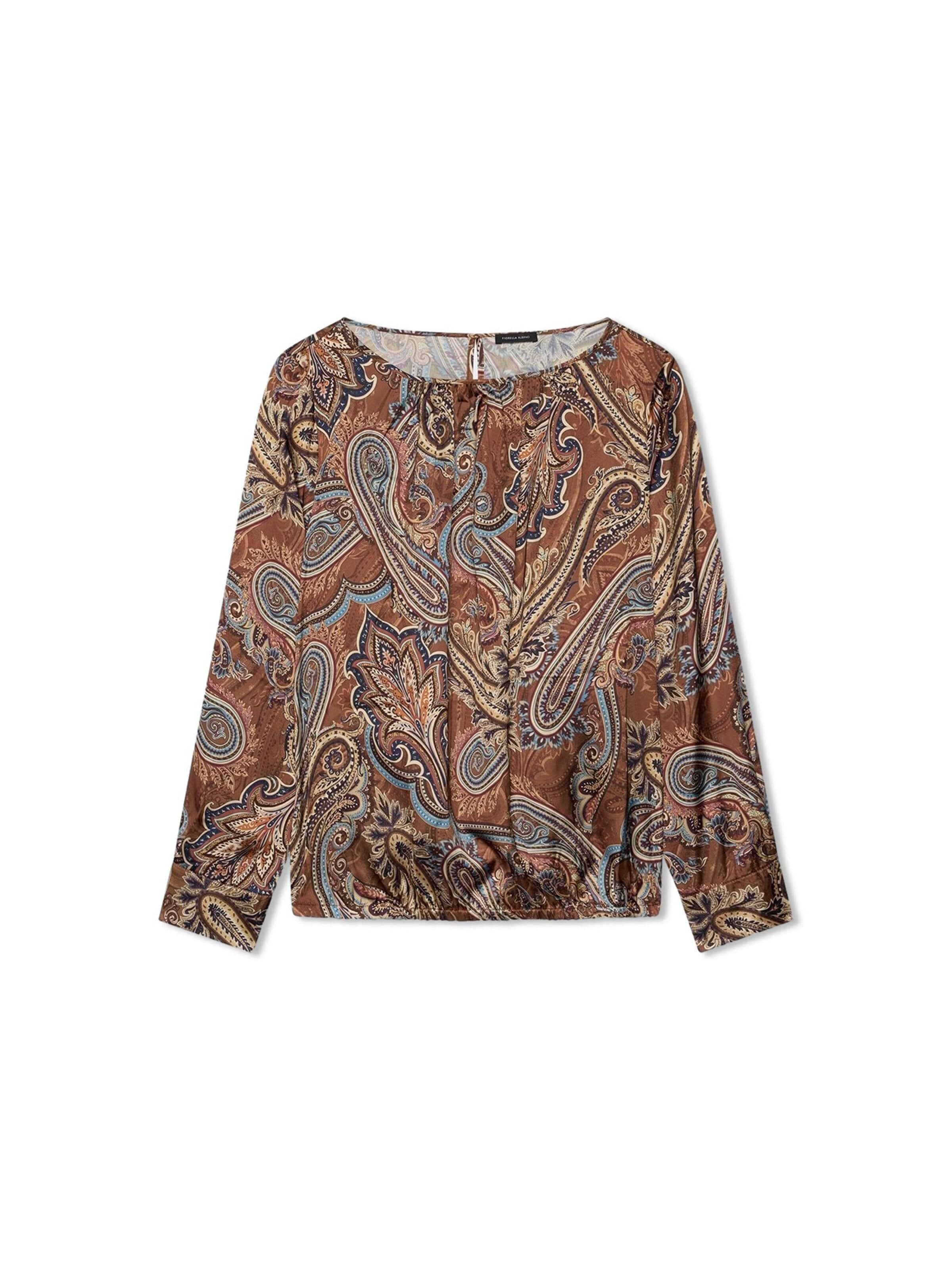 Fiorella Rubino Blouse in Brown: front
