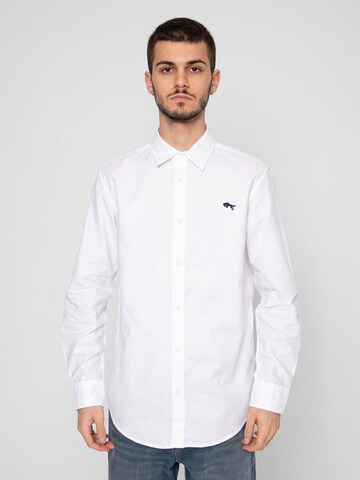 WRANGLER Regular fit Overhemd 'LS SHIRT' in Wit