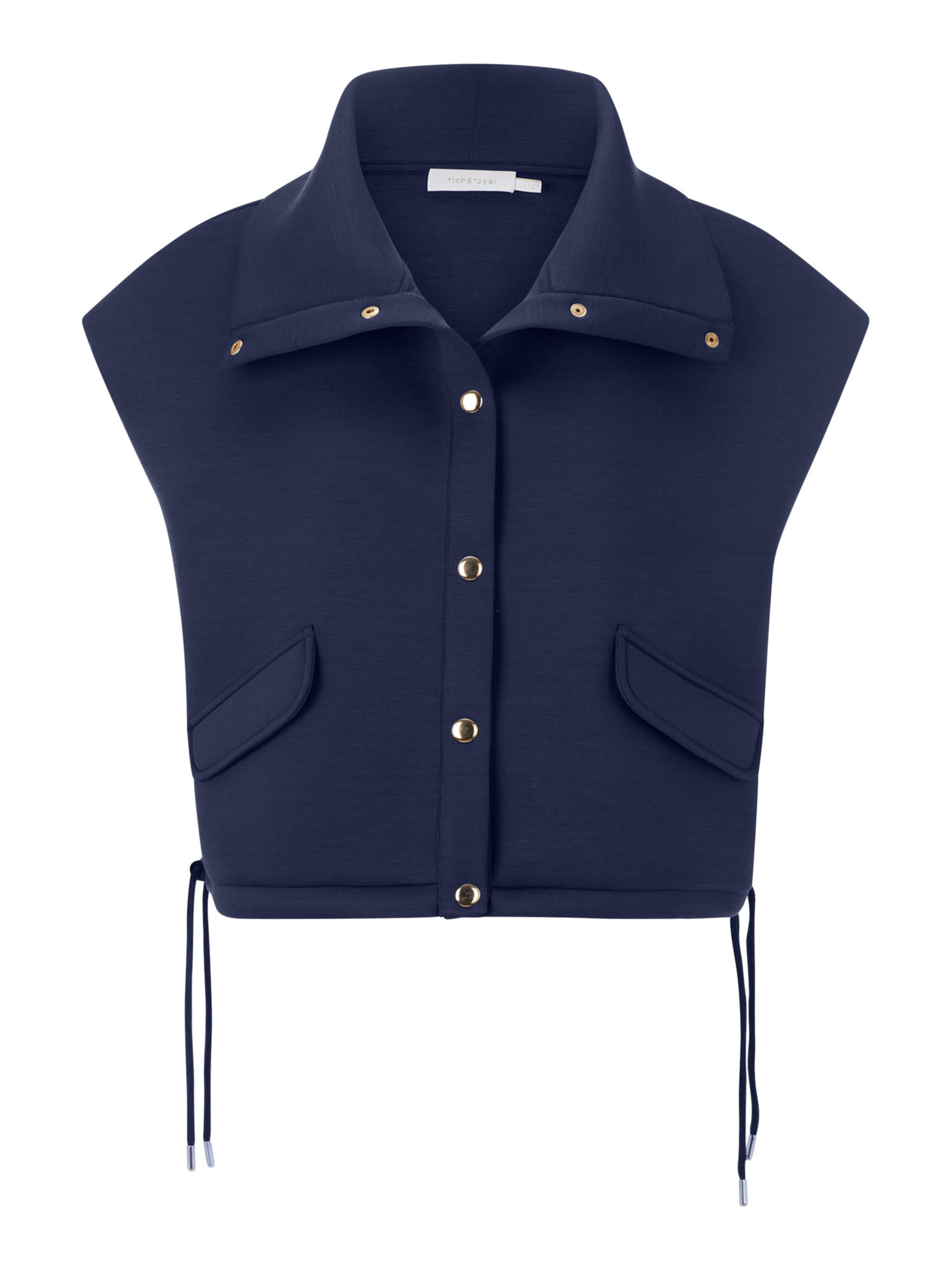 Gilet Rich & Royal en bleu : devant