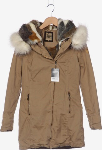 MYMO Jacket & Coat in XS in Brown: front