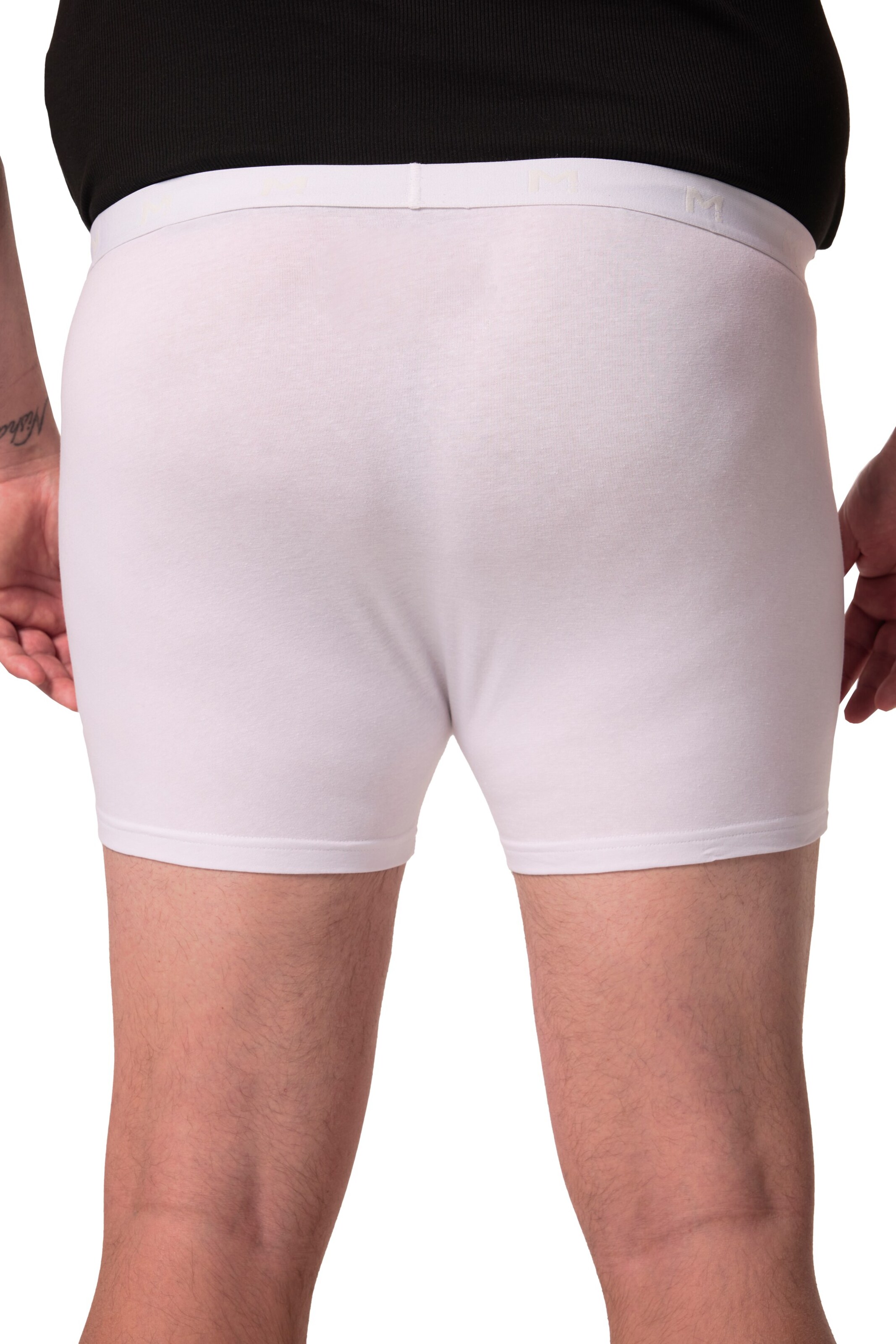 Men Plus Boxershorts in Weiß