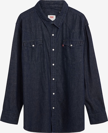 Levi's® Big & Tall Overhemd 'CLASSIC WESTERN' in Blauw: voorkant