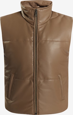 Gilet 'Imane' DreiMaster Vintage en marron : devant