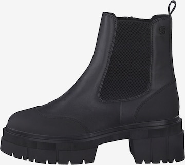 s.Oliver Chelsea boots in Zwart