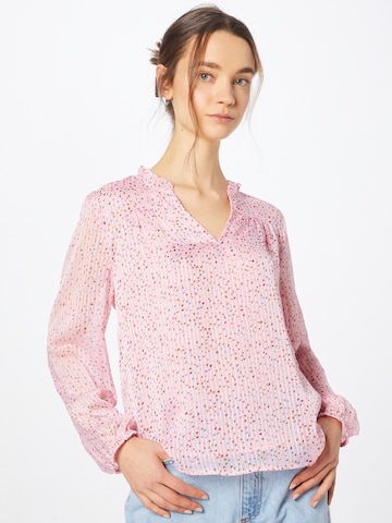 Neo Noir Bluse i pink: forside