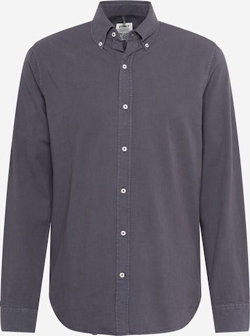 ECOALF Button Up Shirt 'ANTEJO' in Grey: front