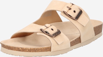 TOMMY HILFIGER Mules in Beige: front