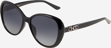 JIMMY CHOO Sunglasses 'AMIRA/G/S' in Black: front