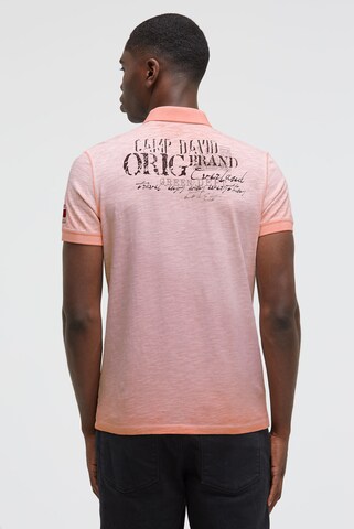 CAMP DAVID Poloshirt in Orange