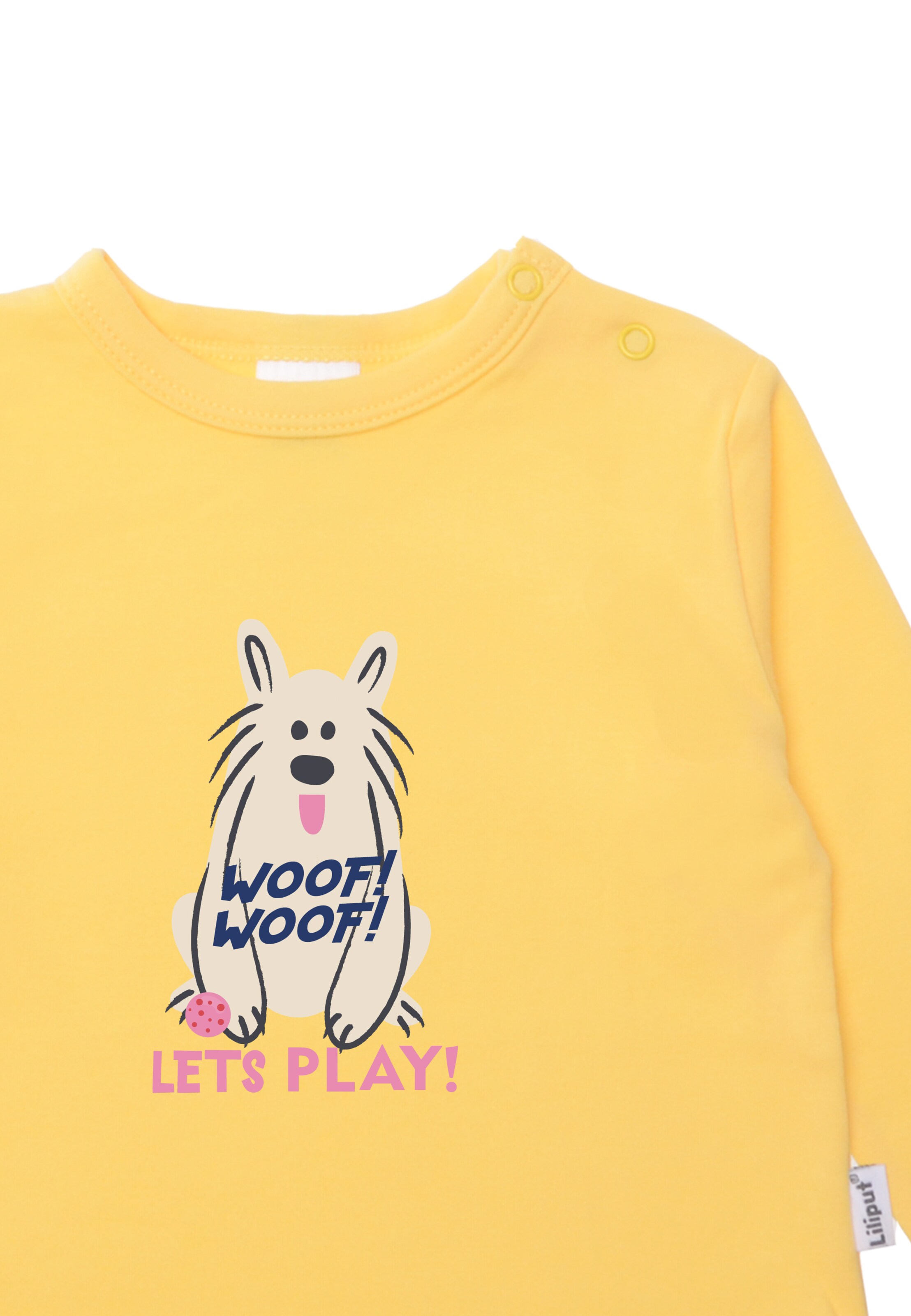 LILIPUT Shirt 'Woof' in Yellow