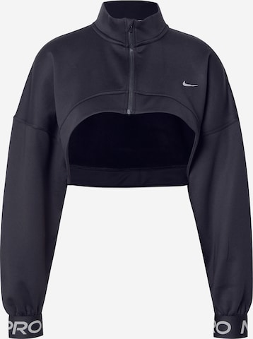 Giacca di felpa sportiva 'Pro' di NIKE in nero: frontale