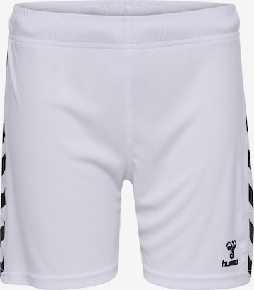 Hummel Regular Sportbroek in Wit: voorkant