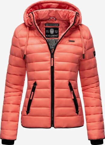 NAVAHOO Between-Season Jacket 'Lulana' in Orange: front