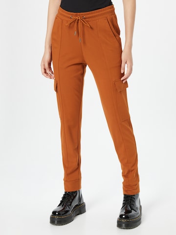 TOM TAILOR Loose fit Cargo Pants in Brown: front