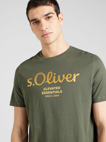 T-Shirt s.Oliver en vert
