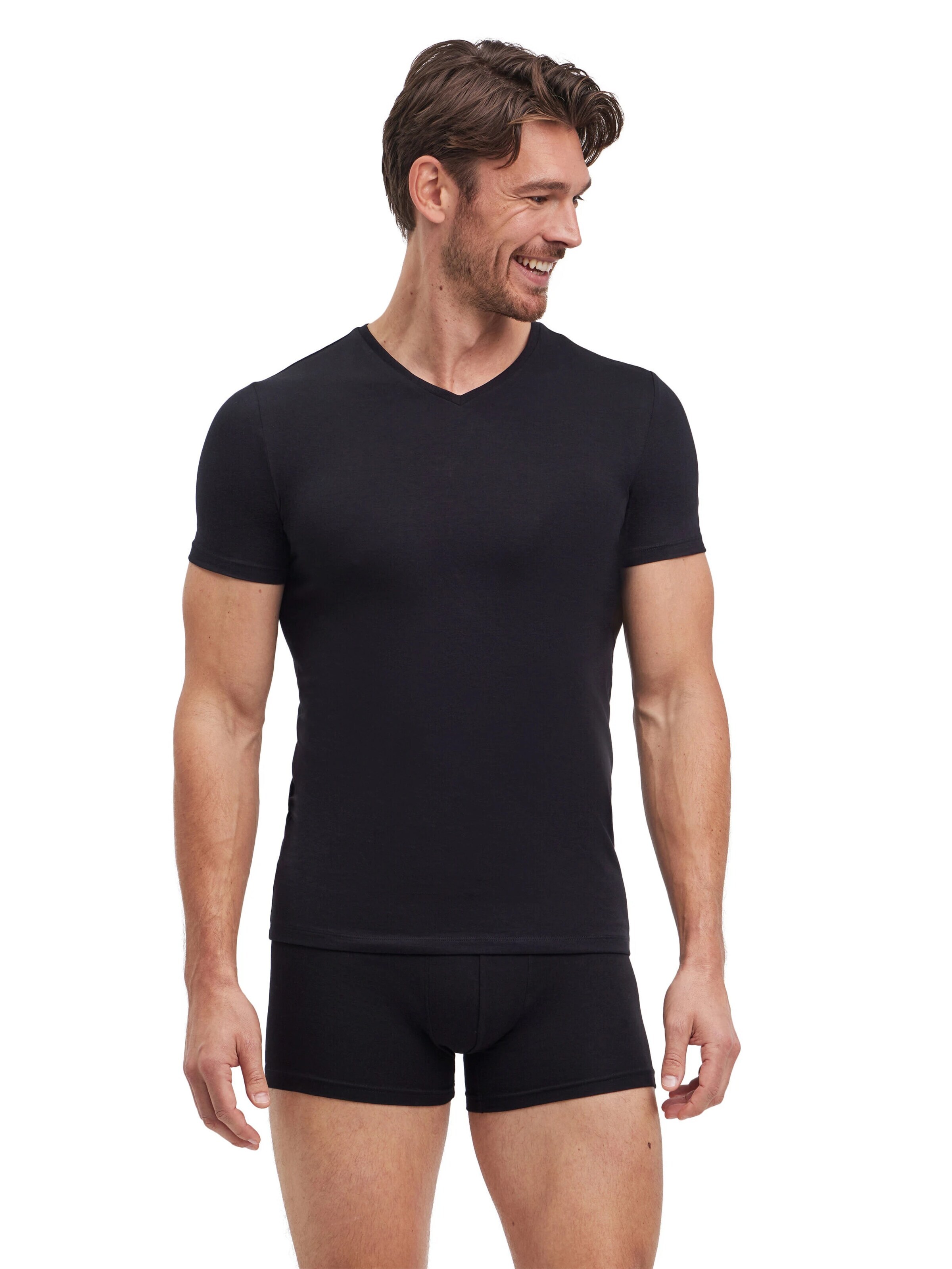 FALKE Unterhemd '2-Pack'‌‌ in Schwarz