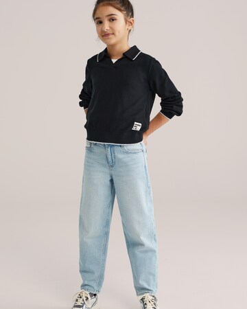 WE Fashion Baggy Jeans in Blauw