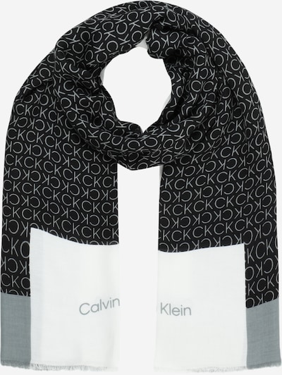 Calvin Klein Scarf in Grey / Black / White, Item view