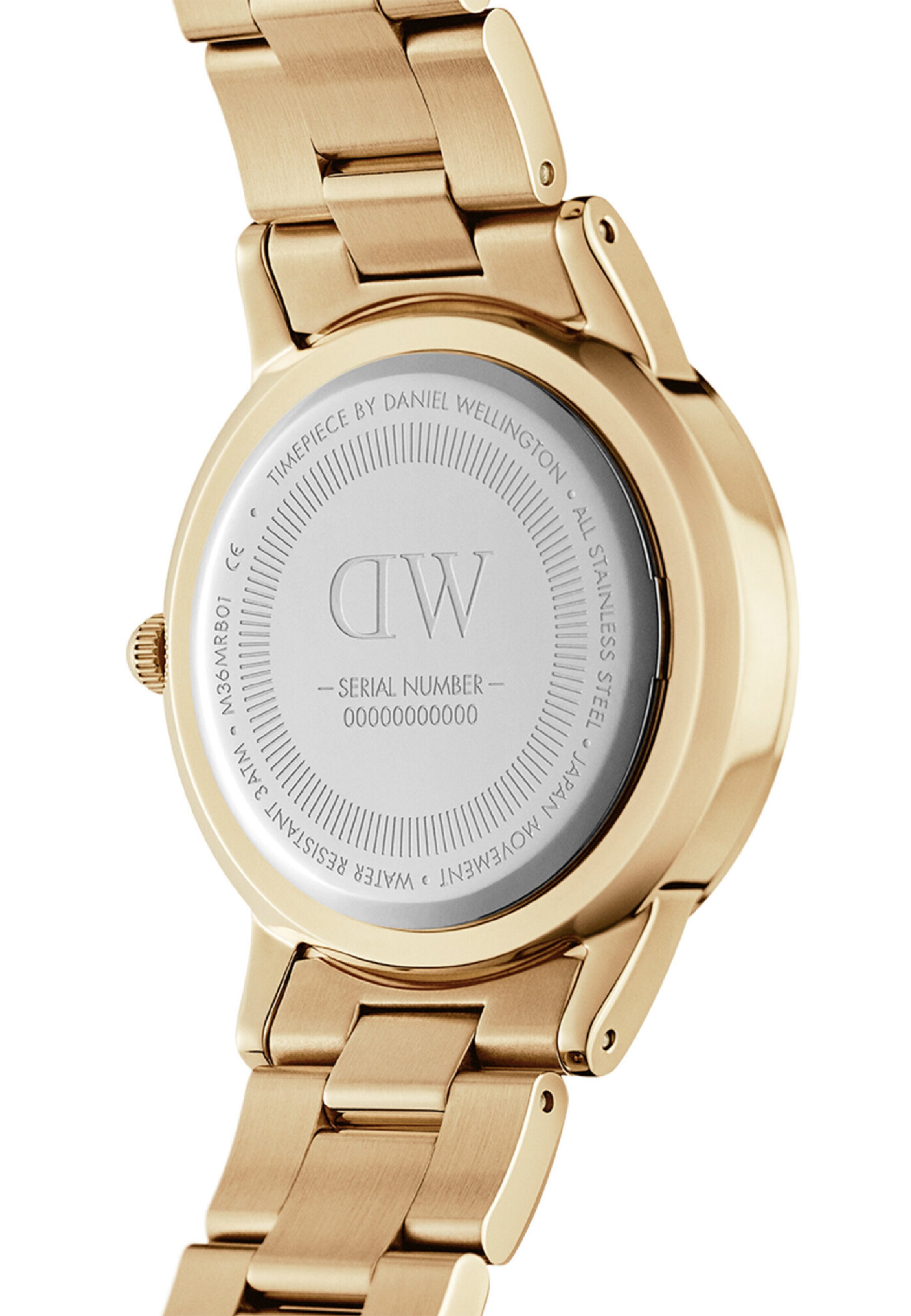 Daniel Wellington Analoog horloge ' ICONIC LINK ' in Goud