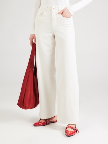 ONLY - Pierna ancha Vaquero 'ONLHOPE' en beige: frente