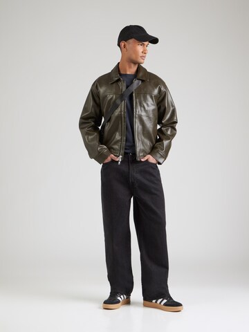 Abercrombie & Fitch Baggy Jeans in Zwart