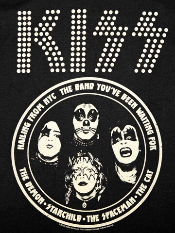 Kiss Sweatshirt 'Kiss - Band  Sweatshirt' i svart