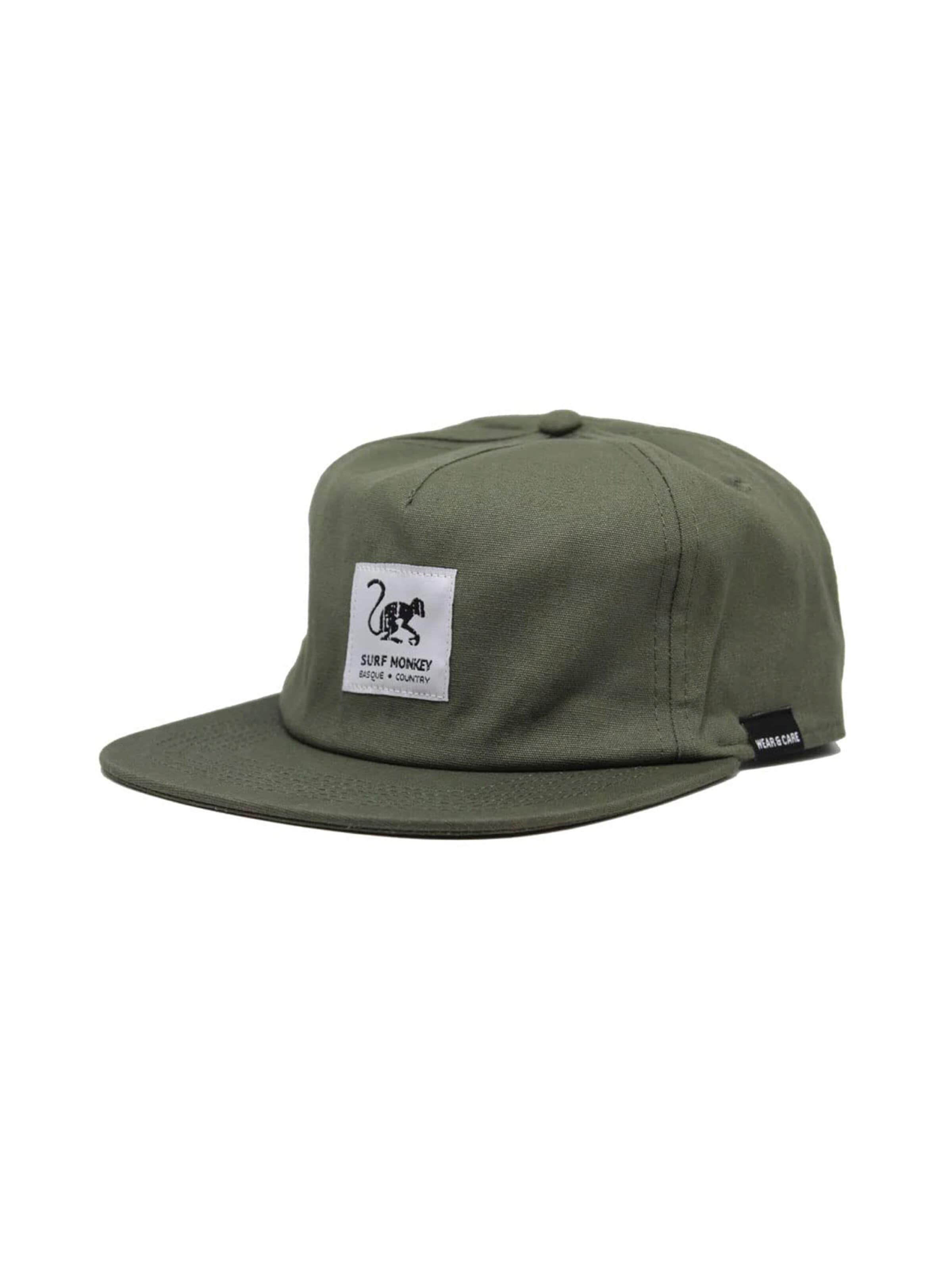 Surf Monkey - Boné desportivo em verde: frente