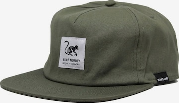 Surf Monkey - Boné desportivo em verde: frente