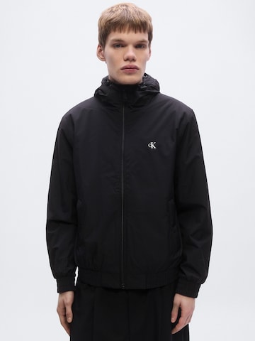 Veste mi-saison Calvin Klein Jeans en noir : devant
