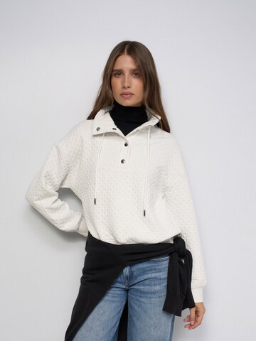 Salsa Jeans Sweatshirt in White: front