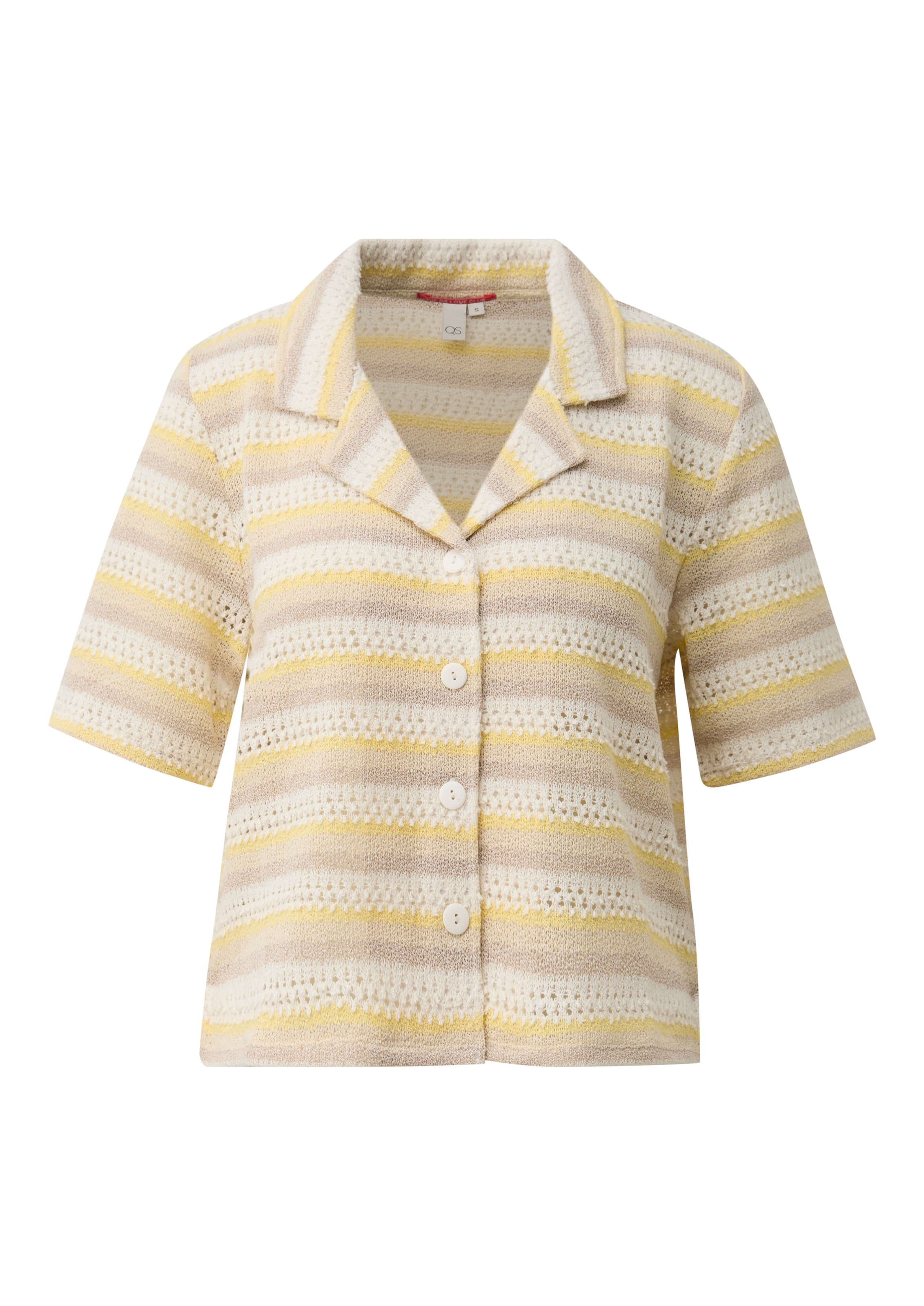 Cardigan QS en beige : devant