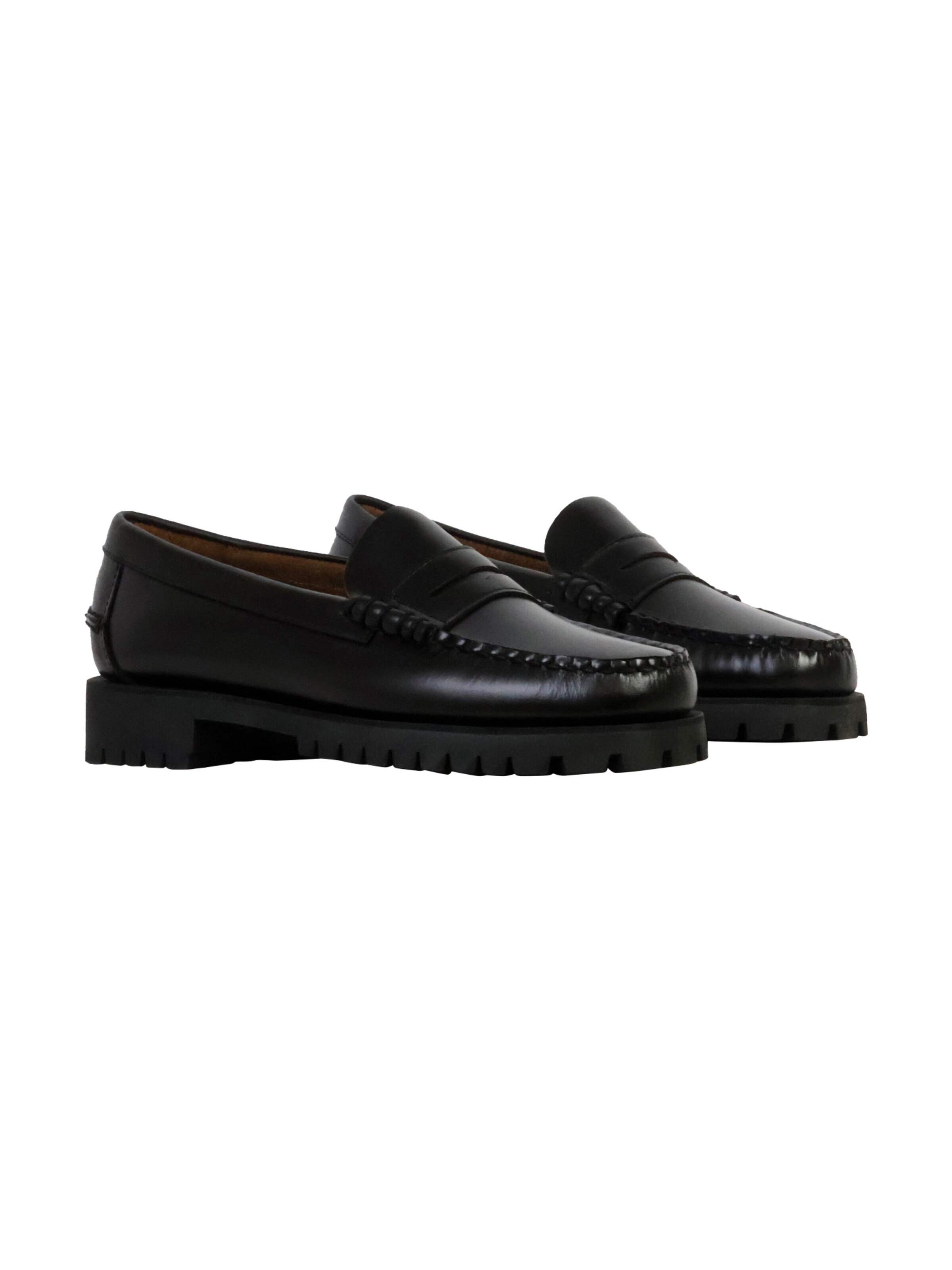 SEBAGO Lace-up shoe 'Sebago Docksides Dan Lug W aus Leder' in Black