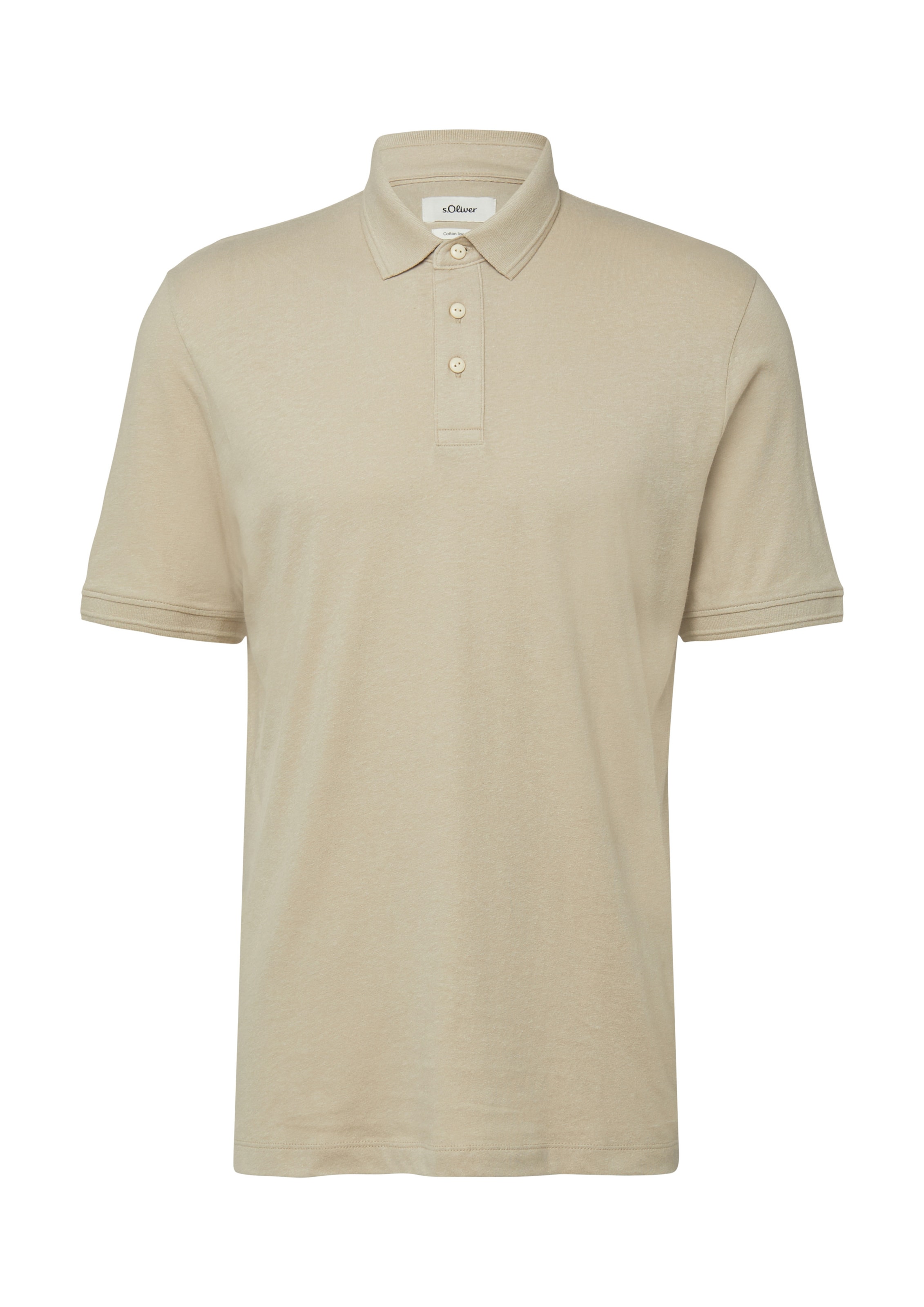 s.Oliver Shirt in Beige: voorkant