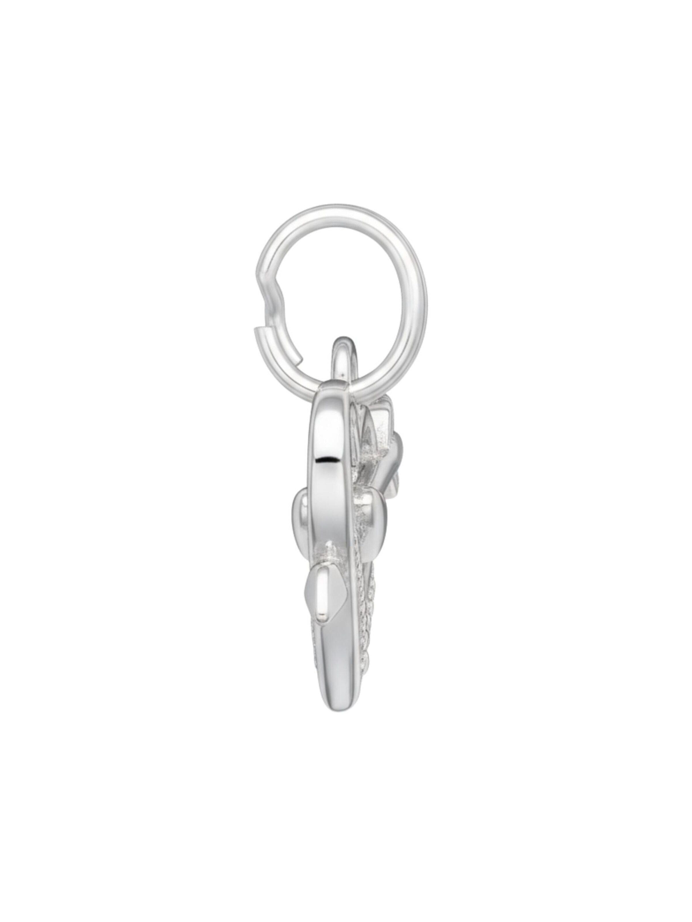 Pendentif 'Silberner Herz- und Pfeil-Charm mit Spaltring' Maxte en argent