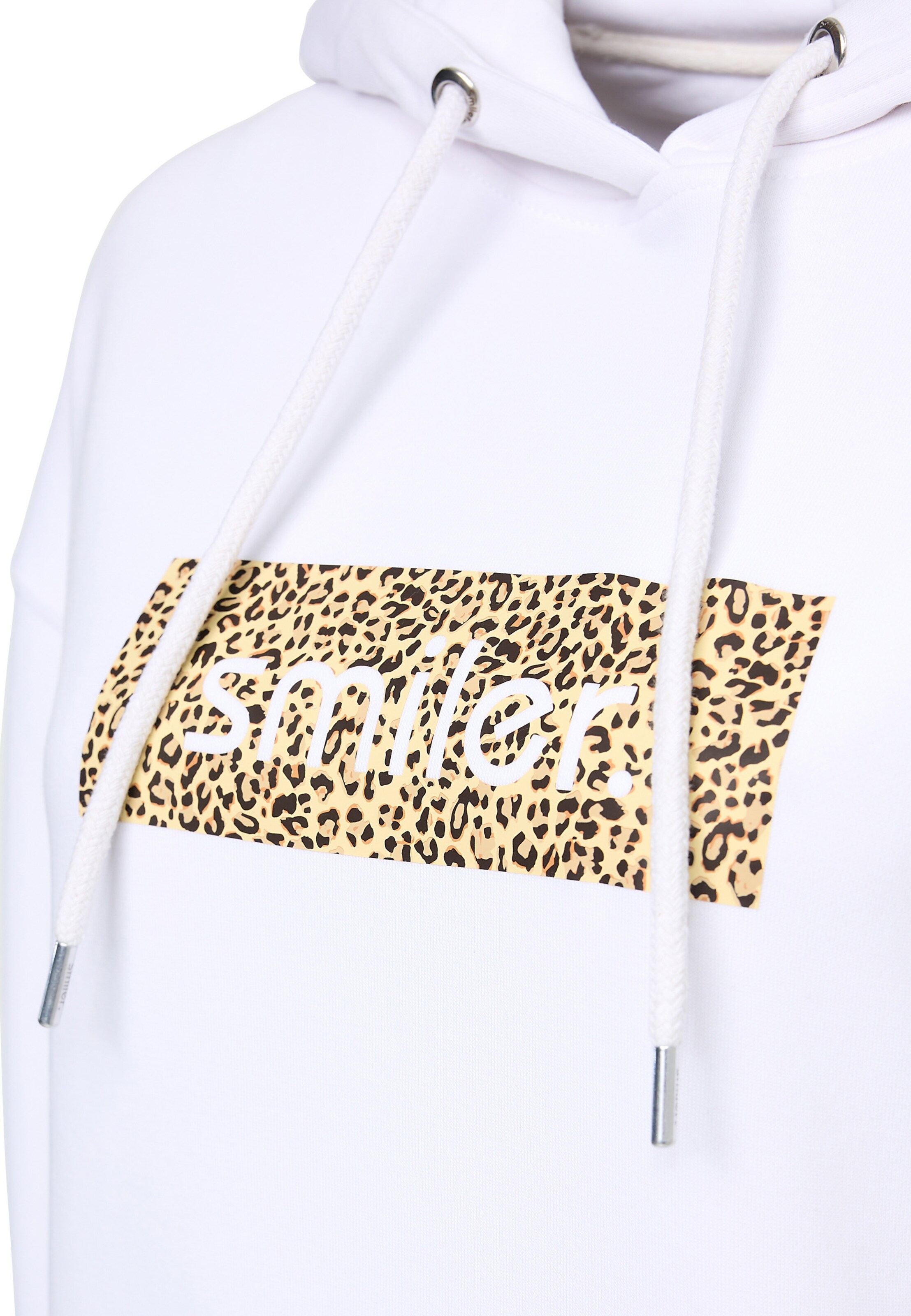 Sweat-shirt 'Sunny' smiler. en blanc