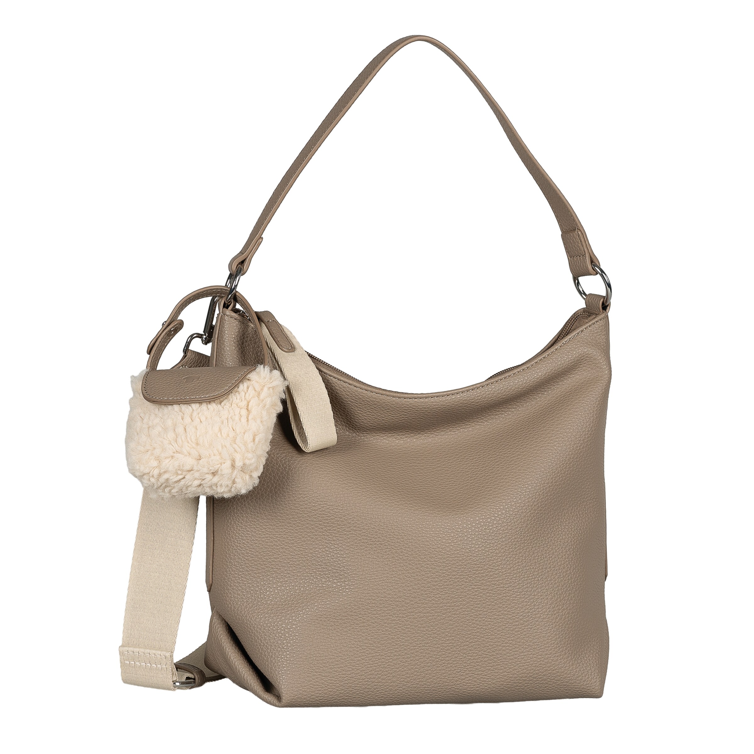 TOM TAILOR Handbag in Grey: front