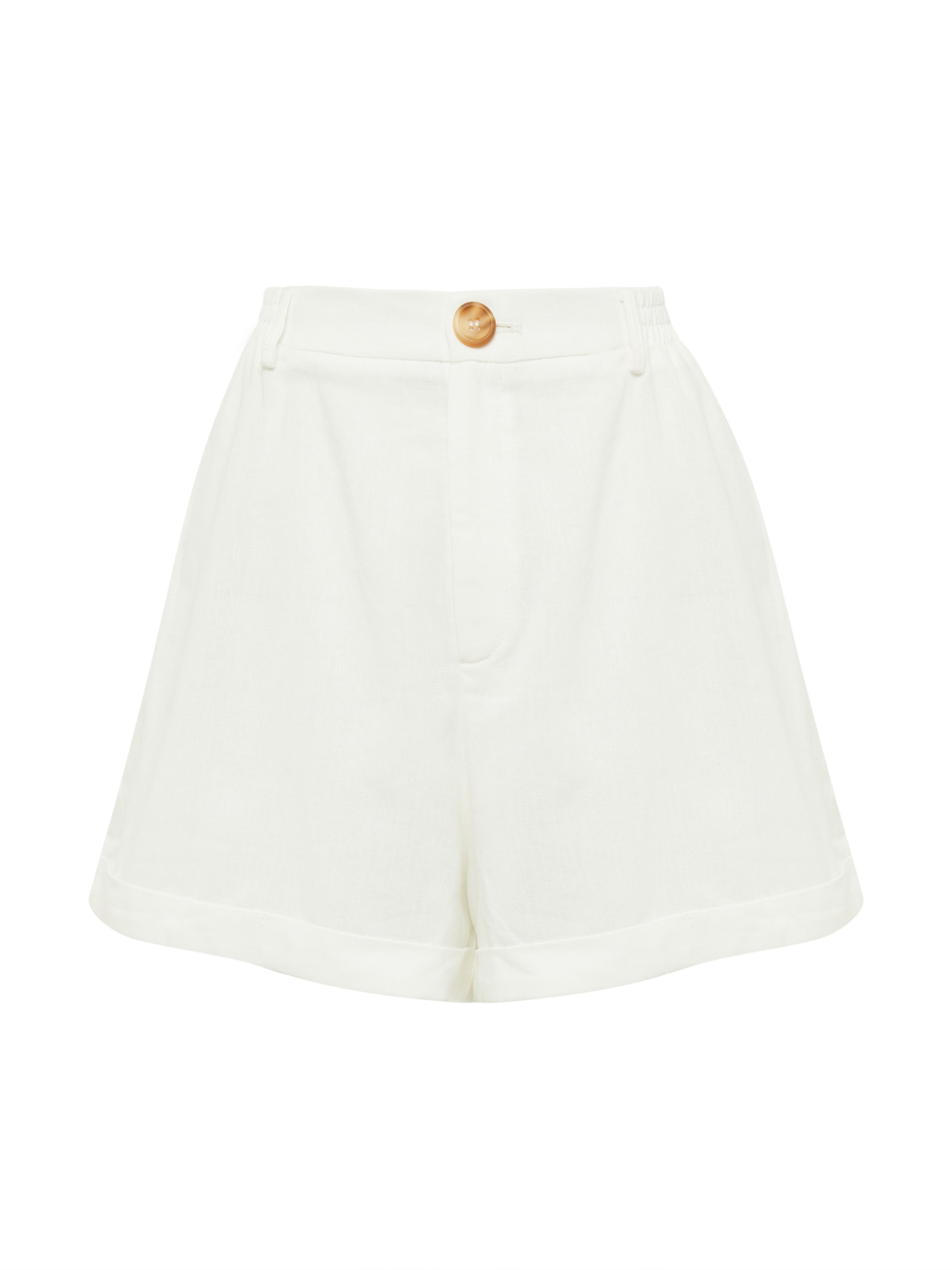 Calli Loosefit Hose 'CHARLIE' in Weiß: Vorderseite