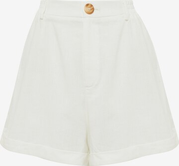 Pantalon 'CHARLIE' Calli en blanc : devant