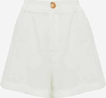 Calli - Loosefit Calças 'CHARLIE' em branco: frente