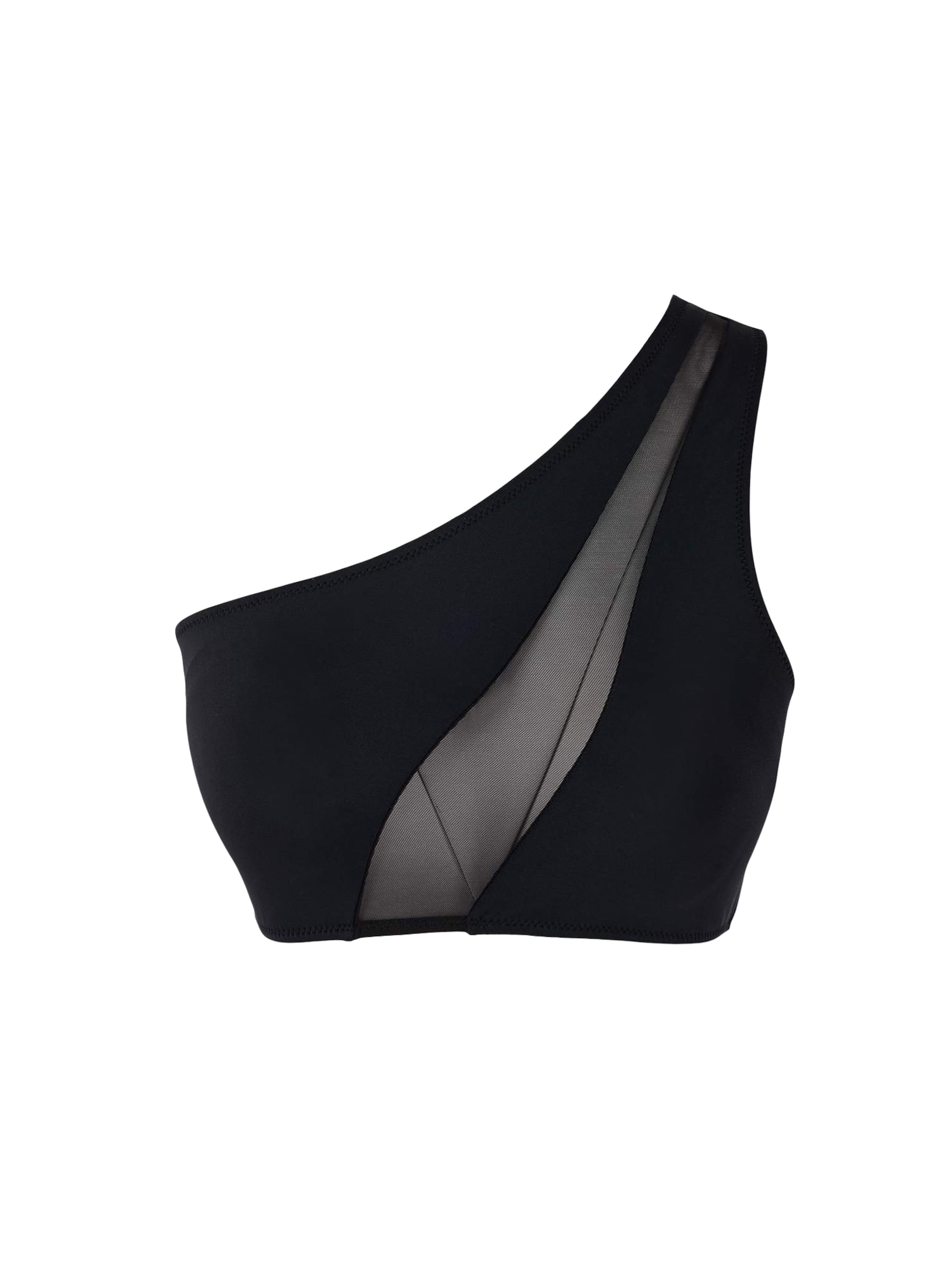 Bustier Hauts de bikini Trendyol en noir : devant