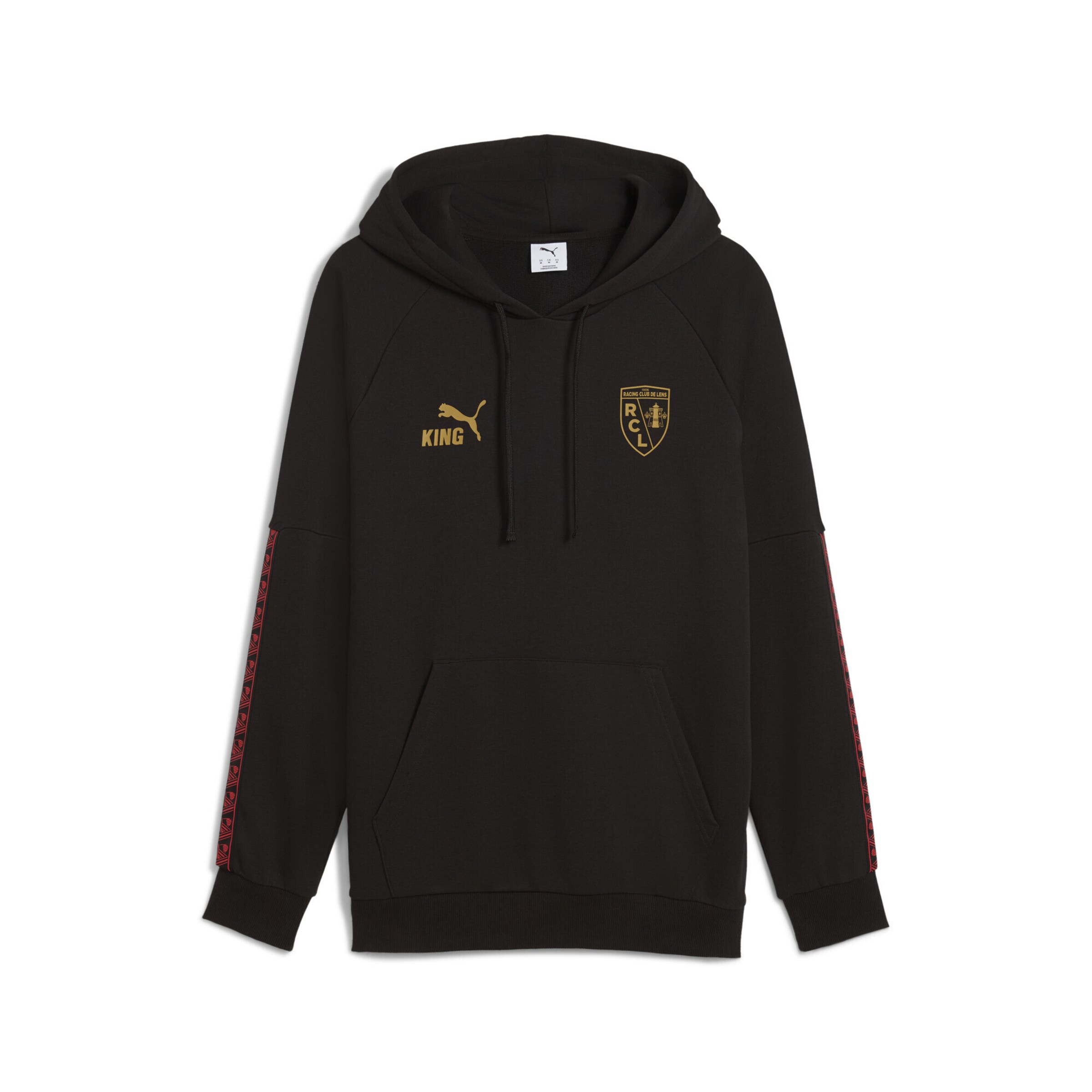 PUMA Sweatshirt 'RC Lens King' in Schwarz: Vorderseite