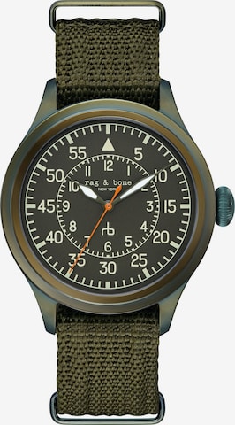 Montre à affichage analogique 'Archer' rag & bone en vert : devant