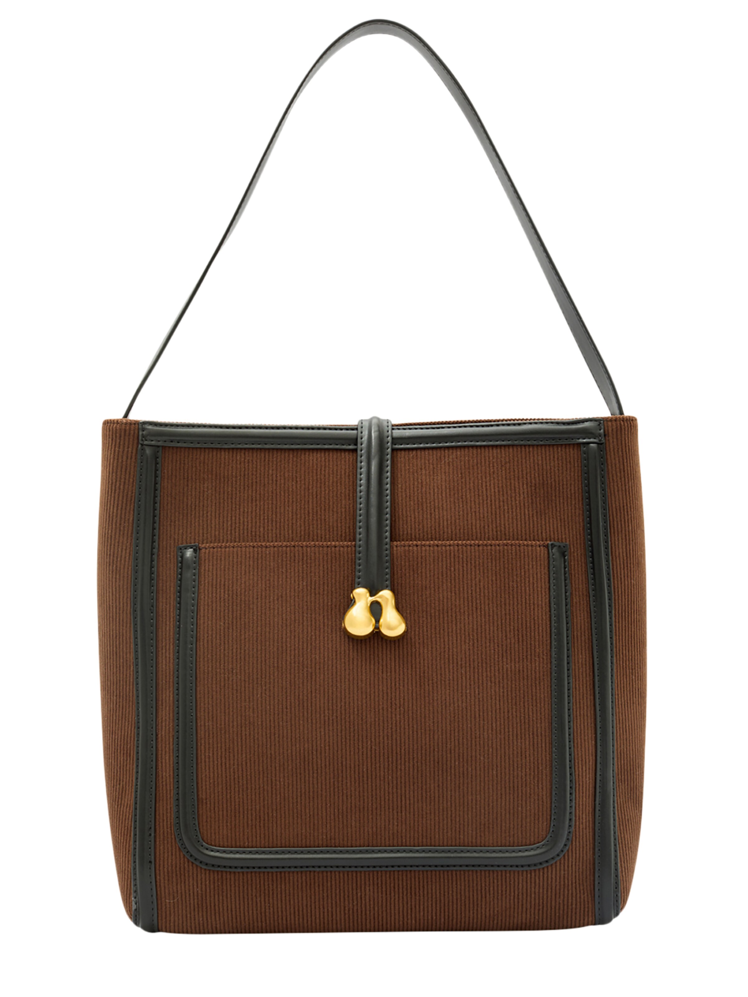 Borsa a spalla 'REBECCA' NALì di colore marrone / nero, Visualizzazione prodotti