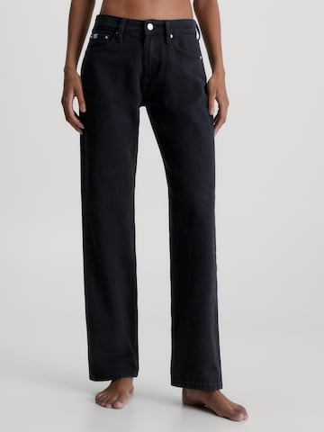 Calvin Klein Jeans Regular Jeans i svart: forside
