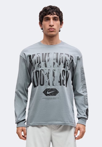 NIKE - Camisa funcionais em cinzento: frente